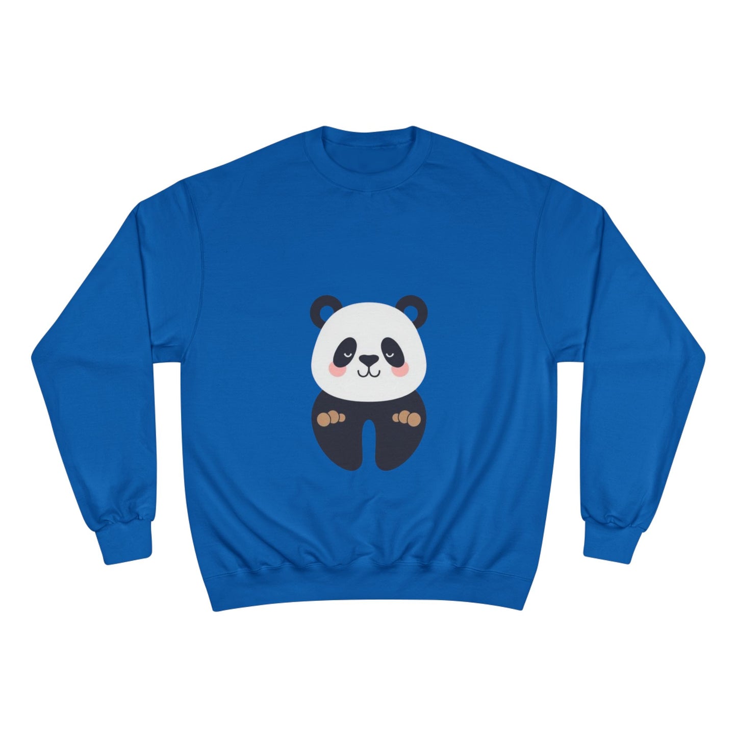 Cute Panda Champion Sweatshirt, Cozy Animal Apparel, Perfect Gift for Animal Lovers, Casual Wear, Unisex Sweatshirt