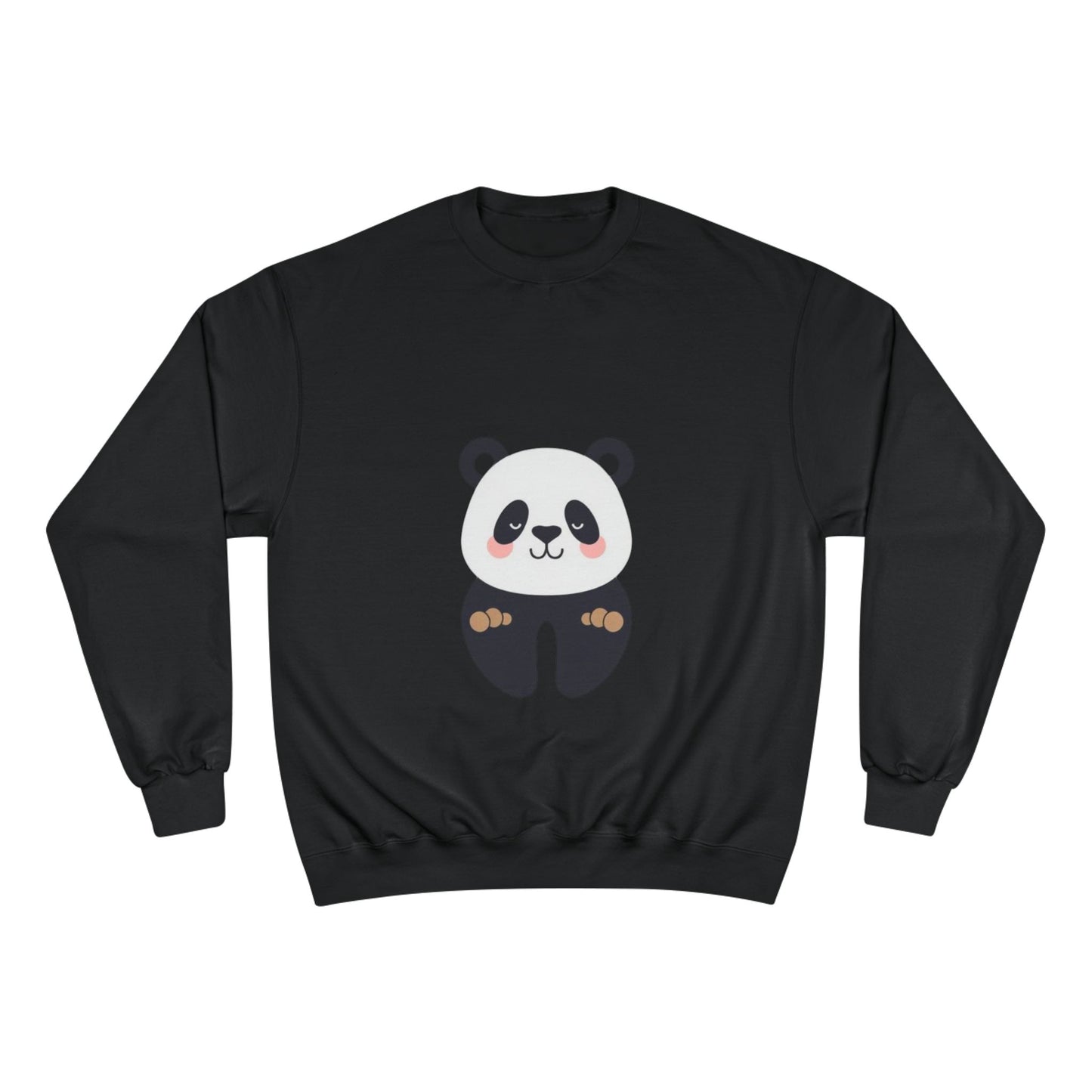 Cute Panda Champion Sweatshirt, Cozy Animal Apparel, Perfect Gift for Animal Lovers, Casual Wear, Unisex Sweatshirt