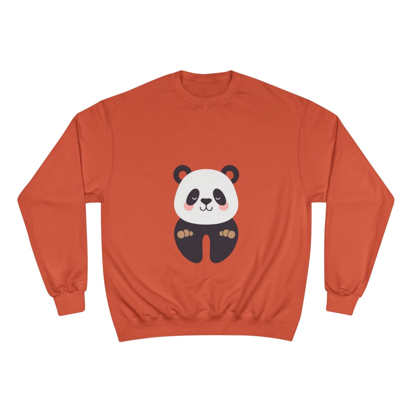Cute Panda Champion Sweatshirt, Cozy Animal Apparel, Perfect Gift for Animal Lovers, Casual Wear, Unisex Sweatshirt