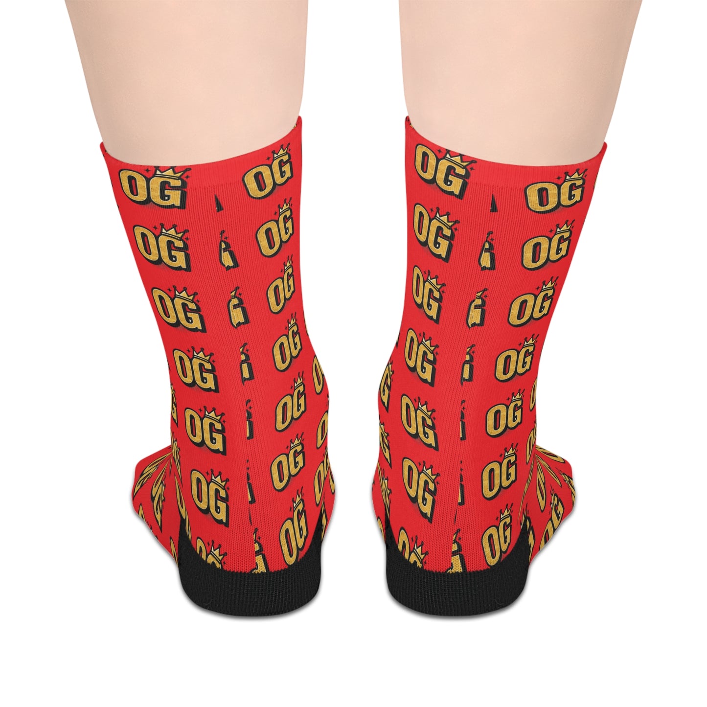 Bold Statement Mid-length Socks, Funky Socks for Casual Wear, Unique Gift, Fun Accessories, Home Comforts, Everyday Style