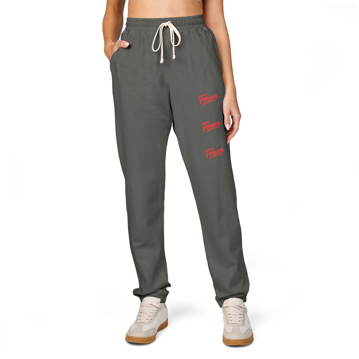 Chic Unisex Fleece Sweatpants with Trendy Graphic Design - Cozy Lounge Pants, Perfect for Casual Wear, Relaxation, and Travel