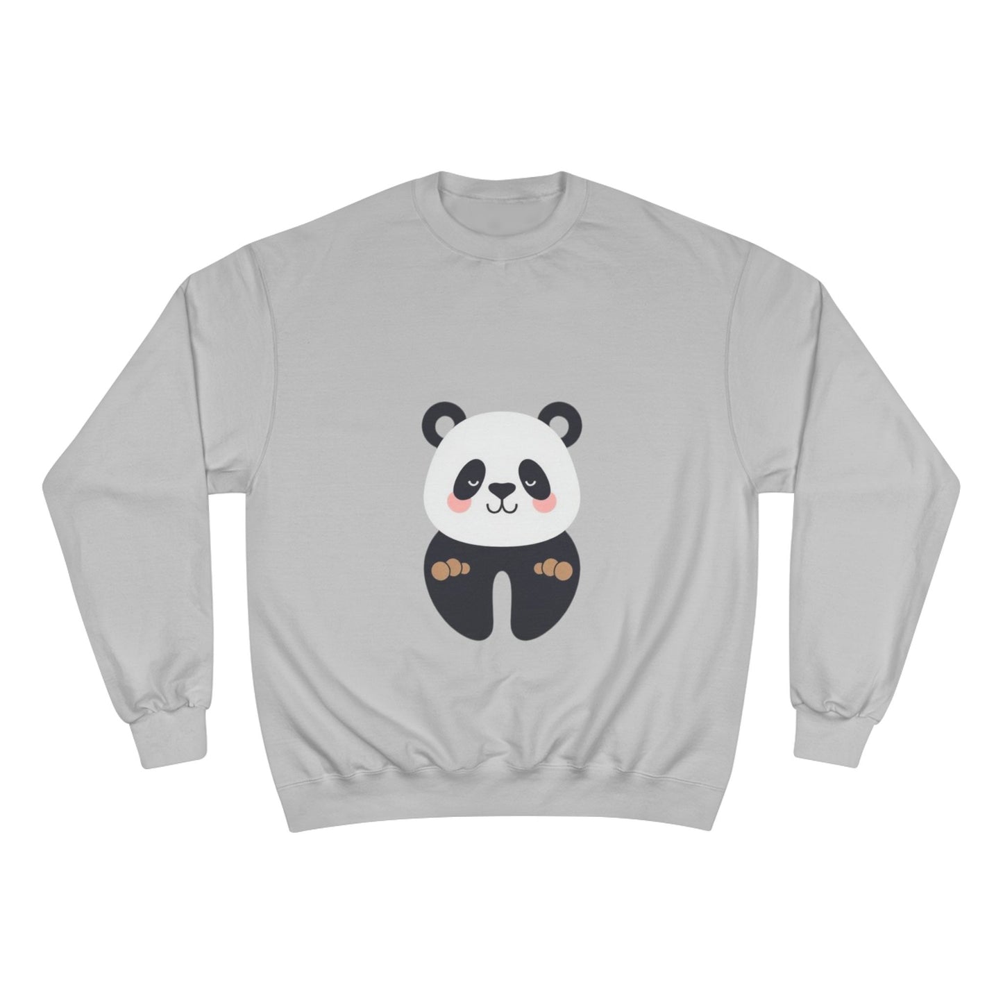 Cute Panda Champion Sweatshirt, Cozy Animal Apparel, Perfect Gift for Animal Lovers, Casual Wear, Unisex Sweatshirt