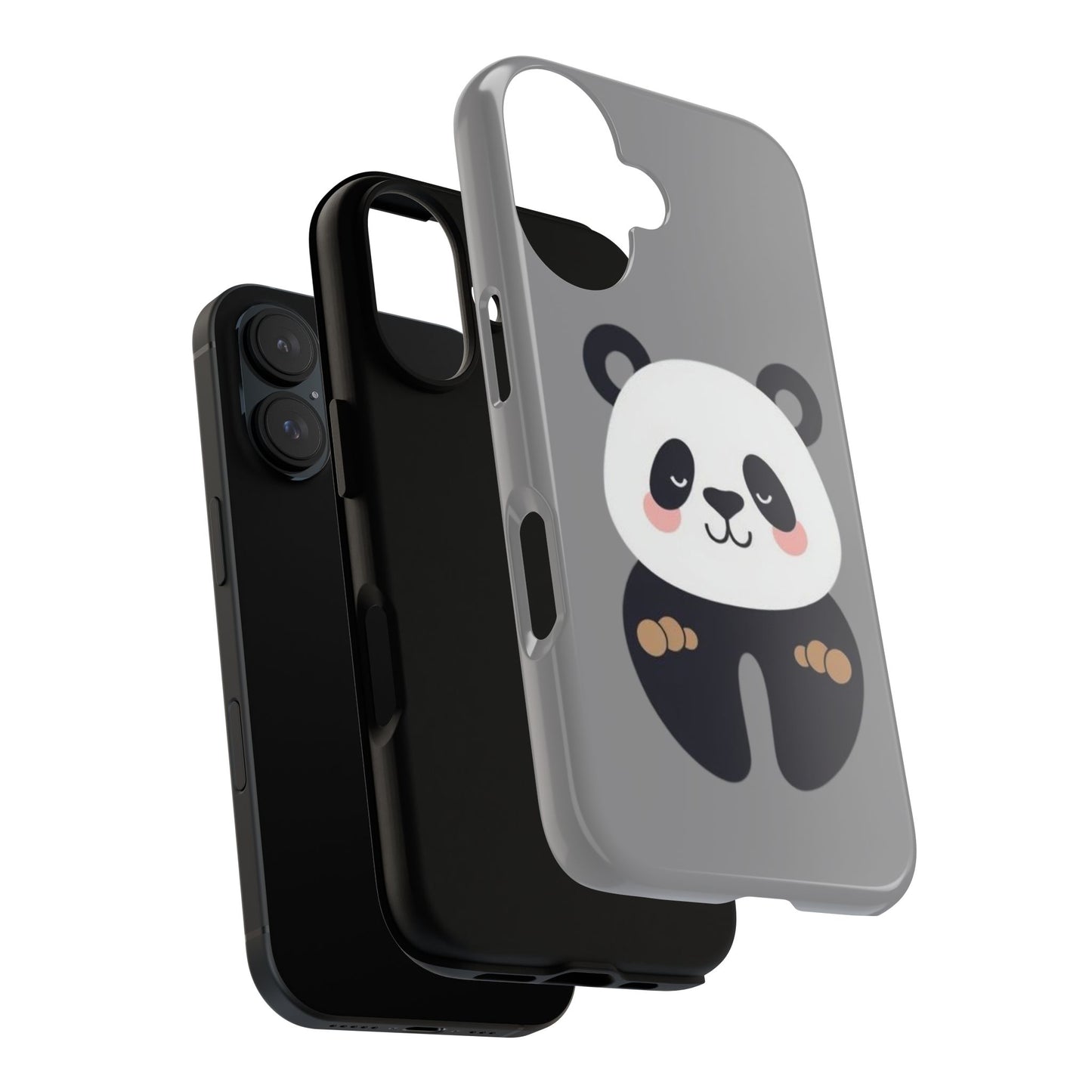 Cute Panda Phone Case, Kawaii Style Phone Case, Animal Lover Gift, Phone Accessory, Fun and Playful Case
