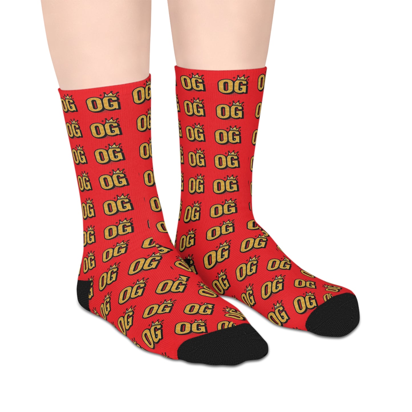Bold Statement Mid-length Socks, Funky Socks for Casual Wear, Unique Gift, Fun Accessories, Home Comforts, Everyday Style