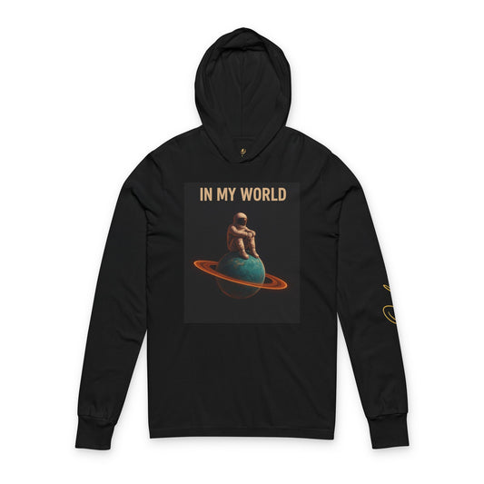 Unisex Hooded Long Sleeve Tee with Cosmic Design - Ideal Gift for Dreamers, Space Lovers, and Casual Wear, Perfect for Birthdays, [...]