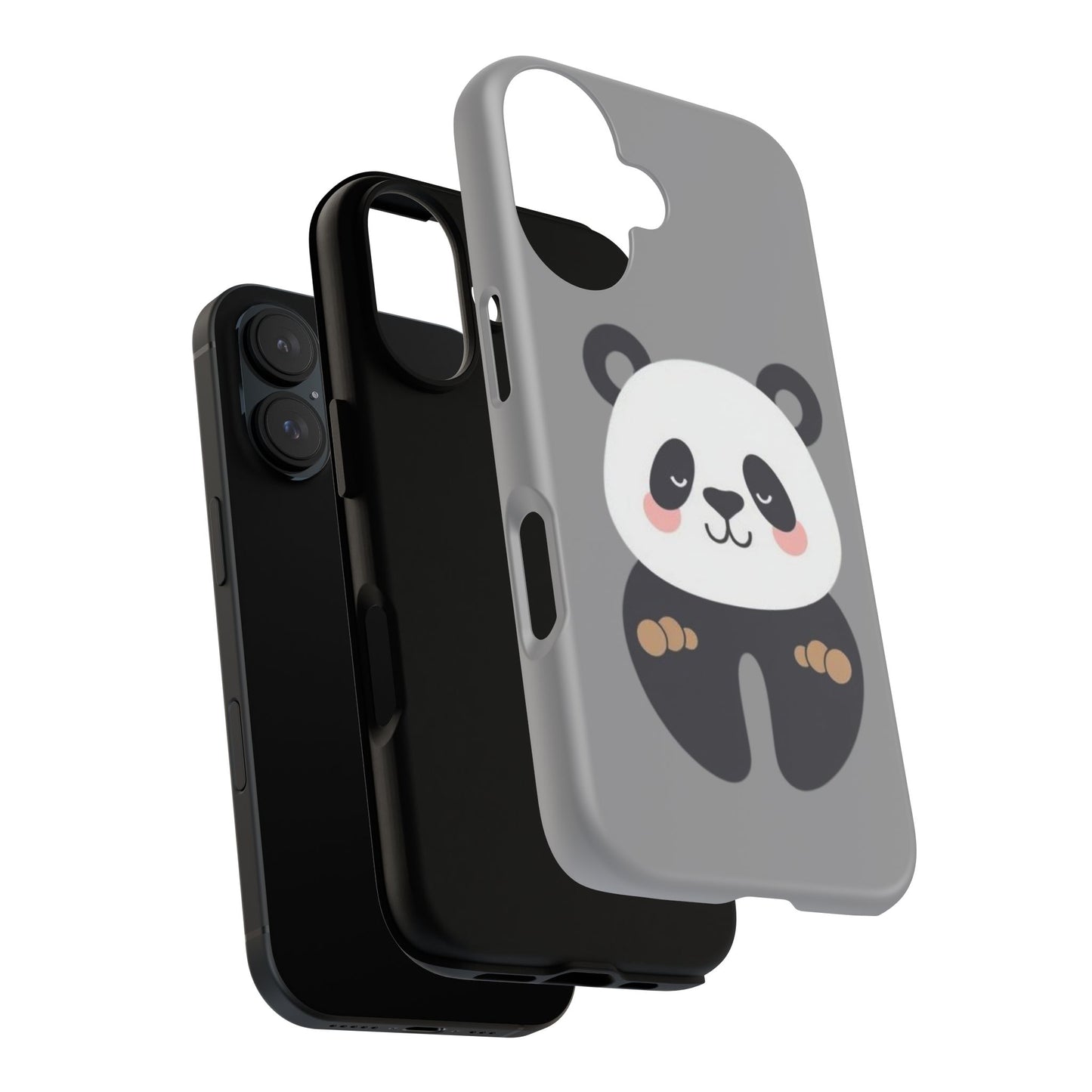 Cute Panda Phone Case, Kawaii Style Phone Case, Animal Lover Gift, Phone Accessory, Fun and Playful Case