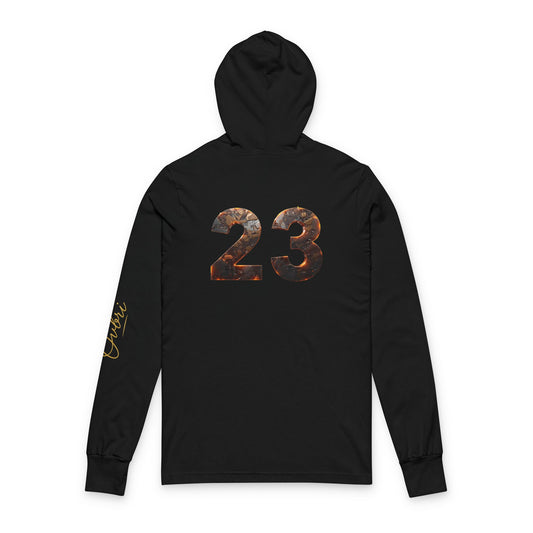 Unisex Hooded Long Sleeve Tee with Cosmic Design - Ideal Gift for Dreamers, Space Lovers, and Casual Wear, Perfect for Birthdays, [...]